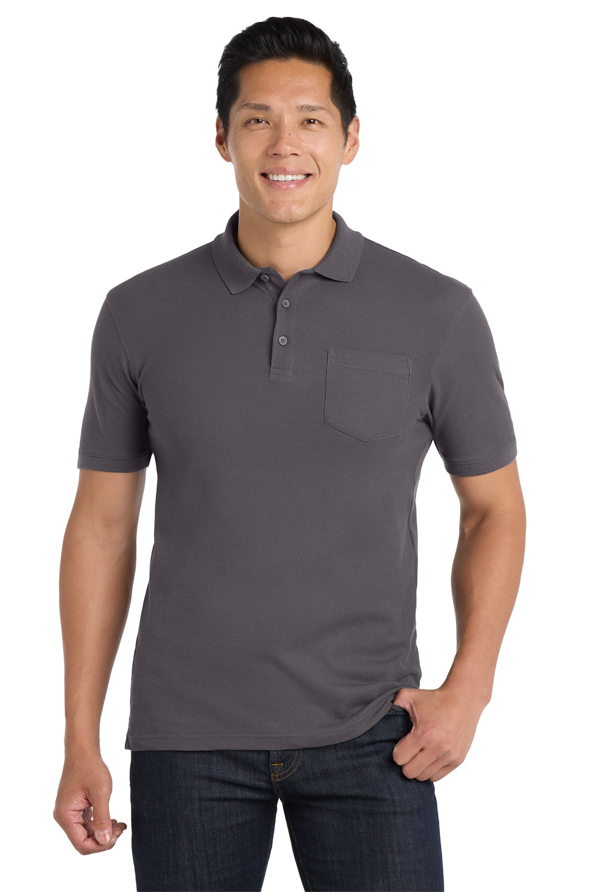 Port Authority Core Classic Pique Pocket Polo K100P