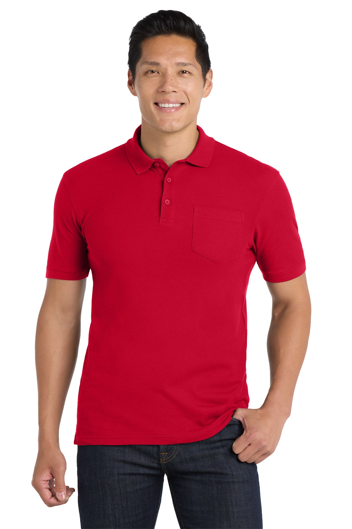 Port Authority Core Classic Pique Pocket Polo K100P