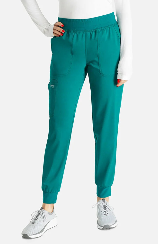 Women's Mid Rise Jogger Scrub Pant - CK-WW115