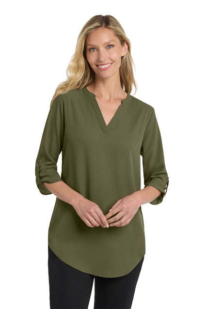 Women's 3/4-Sleeve Tunic Blouse - LW701