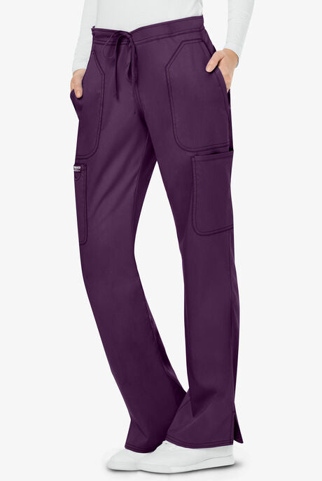 UPGRADED - Womens Drawstring Flare Scrub Pant WW120