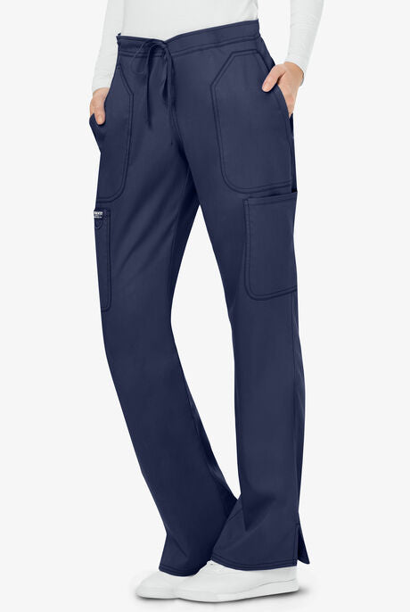 UPGRADED - Womens Drawstring Flare Scrub Pant WW120