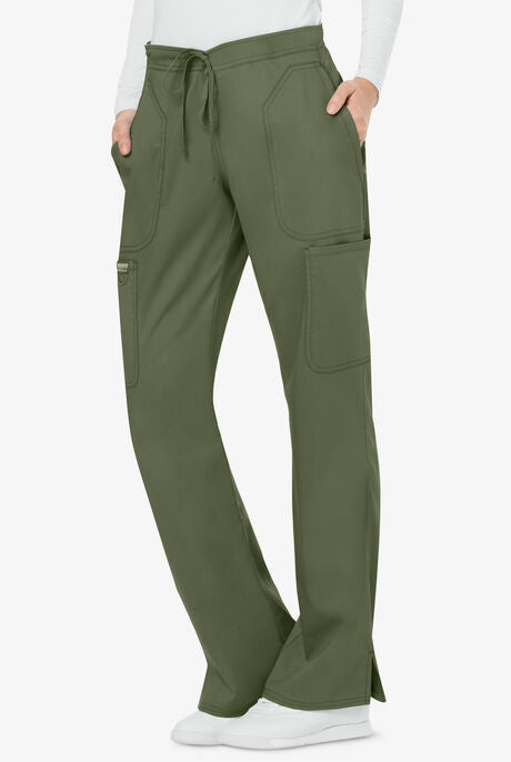 UPGRADED - Womens Drawstring Flare Scrub Pant WW120