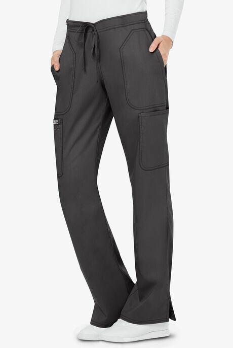 UPGRADED - Womens Drawstring Flare Scrub Pant WW120
