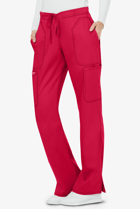 UPGRADED - Womens Drawstring Flare Scrub Pant WW120