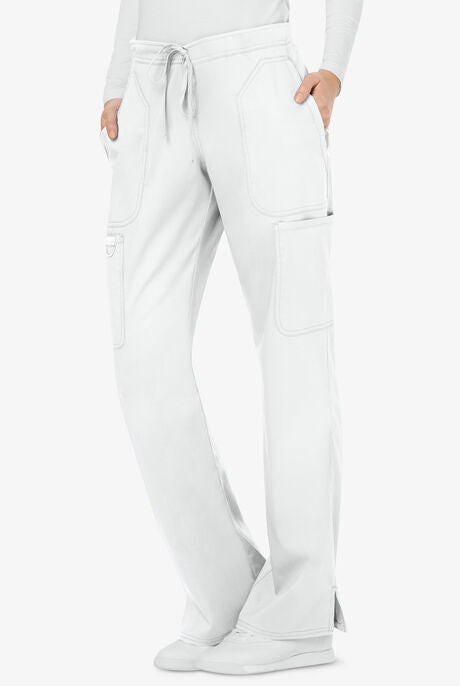 UPGRADED - Womens Drawstring Flare Scrub Pant WW120