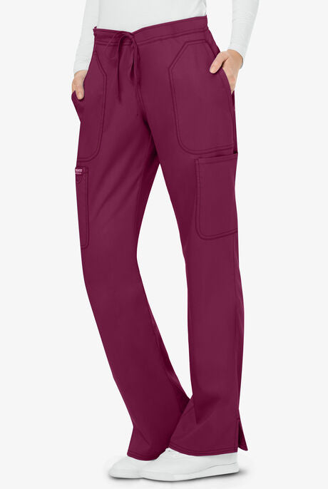 UPGRADED - Womens Drawstring Flare Scrub Pant WW120