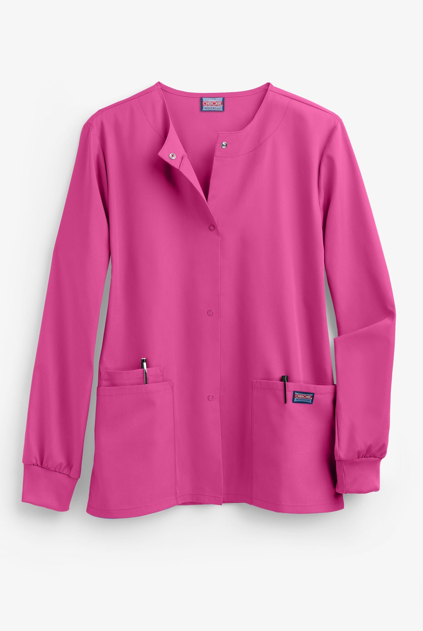 Womens Snap Front Scrub Jacket CK4350