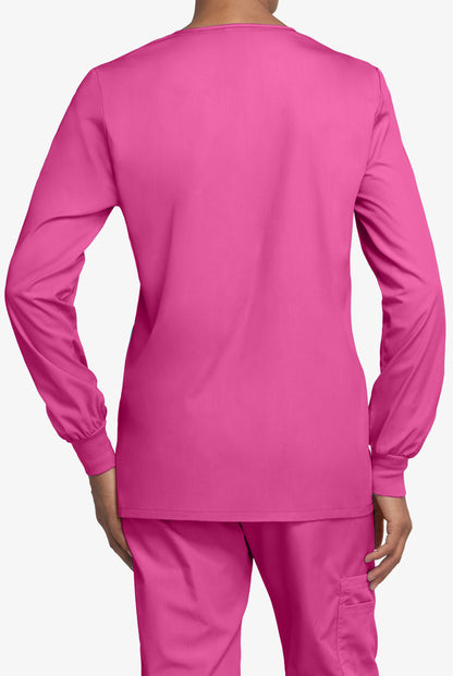 Womens Snap Front Scrub Jacket CK4350