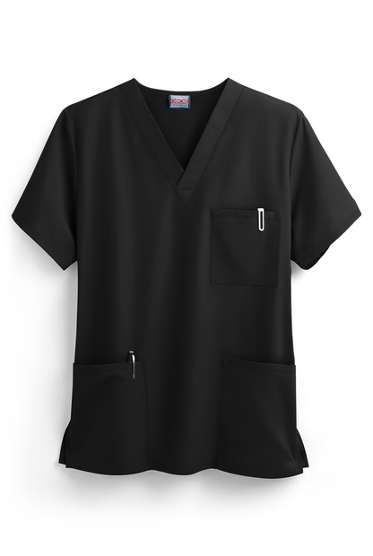 Unisex V-Neck 3 Pocket Solid Scrub Top - Cherokee 4876