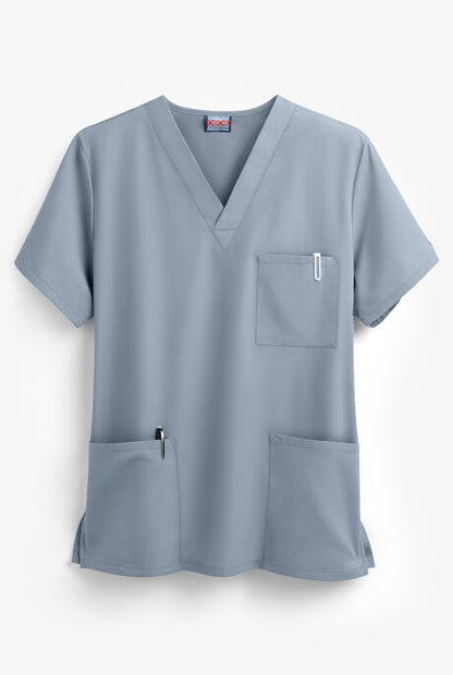 Unisex V-Neck 3 Pocket Solid Scrub Top - Cherokee 4876