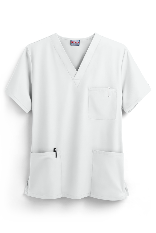 Unisex V-Neck 3 Pocket Solid Scrub Top - Cherokee 4876