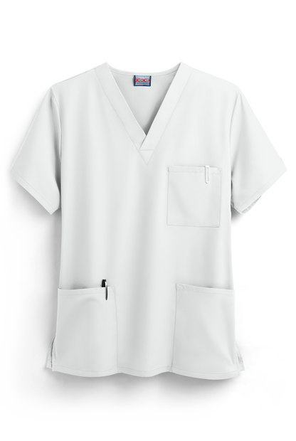Unisex V-Neck 3 Pocket Solid Scrub Top - Cherokee 4876