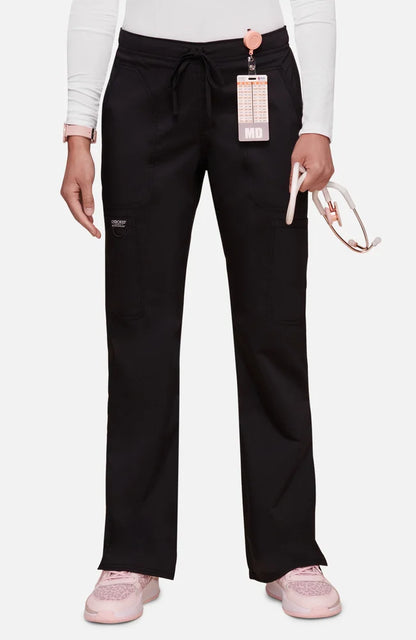 UPGRADED - Womens Drawstring Flare Scrub Pant WW120