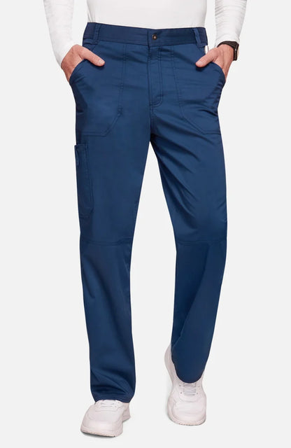 UPGRADED - Men's Zip Fly Cargo Scrub Pant